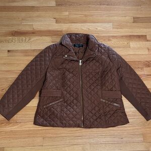 Marc New York Quilted Brown Jacket